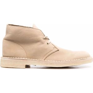 Clarks, Heren, Schoenen, Beige, Maat: 41 EU Leer,
