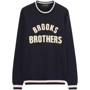 Brooks Brothers, Heren, Truien, Blauw, Maat: S Viscose,