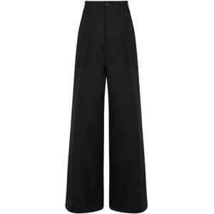 Maison Margiela - Broeken - Zwart - Katoen