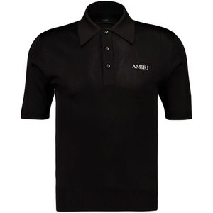 Amiri, Heren, Tops, Zwart, Maat: XL Viscose,