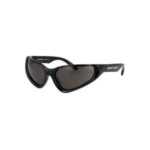 Balenciaga Stijlvolle zonnebril Bb0202S , Black , unisex , Maat: 64 MM