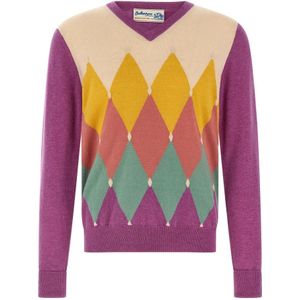 Ballantyne, Heren, Truien, Veelkleurig, Maat: 2XL Kasjmier,