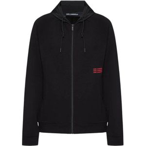 Karl Lagerfeld, Heren, Sweatshirts & Hoodies, Zwart, Maat: M