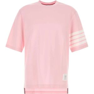 Thom Browne, Heren, Tops, Roze, Maat: S Katoen,