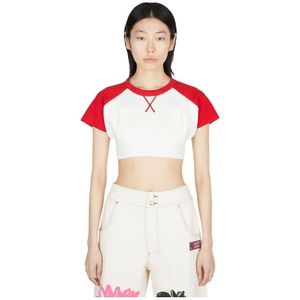 Meryll Rogge, Dames, Tops, Wit, Maat: S Katoen,