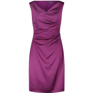 vera mont, Dames, Jurken, Paars, Maat: 2XL Satijn,