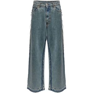 MM6 Maison Margiela, Heren, Jeans, Blauw, Maat: W34
