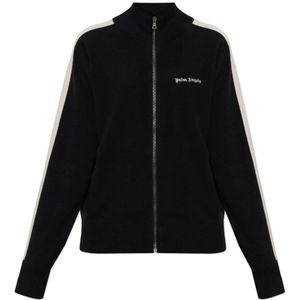 Palm Angels, Dames, Truien, Zwart, Maat: L Wol,