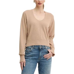 Twinset, Dames, Truien, Bruin, Maat: S Tweed,