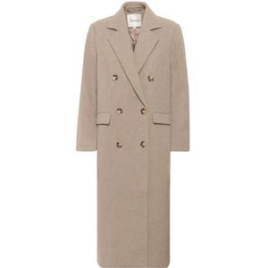 My Essential Wardrobe, Dames, Mantels, Beige, Maat: S