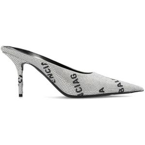 Balenciaga ‘Square Knife’ muiltjes , Gray , Dames , Maat: 37 1/2 EU