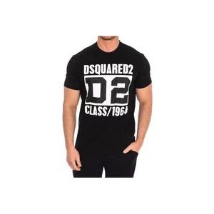 Dsquared2 T-Hemden , Black , Heren , Maat: L