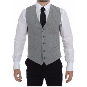 Dolce & Gabbana - Dress Vest - Grijs - Katoen