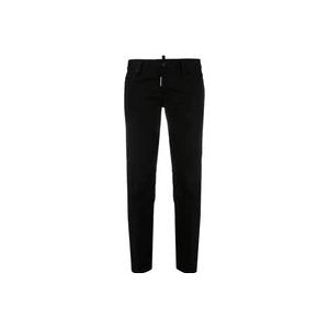 Dsquared2 Icon Skinny Cropped Jeans , Black , Dames , Maat: 2XS
