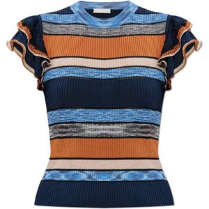 Ulla Johnson, Dames, Truien, Veelkleurig, Maat: S