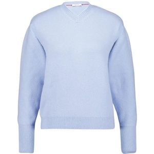 Ferragamo, Dames, Truien, Blauw, Maat: L Kasjmier,