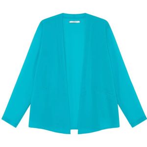 Maliparmi, Dames, Jassen, Blauw, Maat: S Leer,