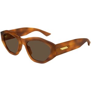 Bottega Veneta, Dames, Accessoires, Bruin, Maat: 53 MM Nylon,