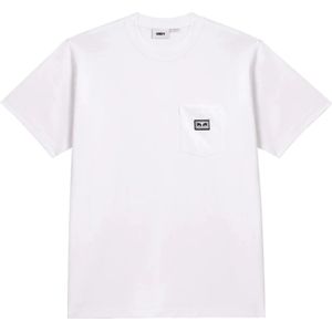 Obey, Heren, Tops, Wit, Maat: L Katoen,