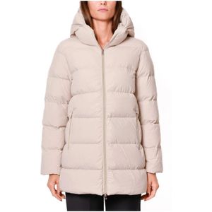 Emme DI Marella, Dames, Jassen, Beige, Maat: M Nylon,