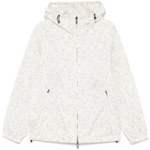 Emporio Armani, Heren, Jassen, Wit, Maat: 2XL