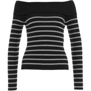 Semicouture, Dames, Truien, Zwart, Maat: XS