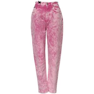 Dolce & Gabbana, Dames, Jeans, Roze, Maat: XS Denim,