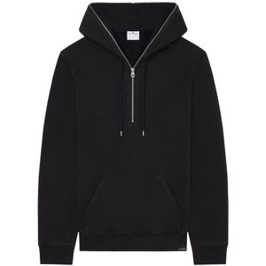Courrèges - Zipped Fleece Hoodie - Zwart - Heren
