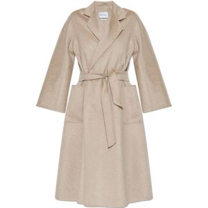 Max Mara, Dames, Mantels, Beige, Maat: S Kasjmier,