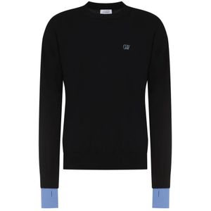 Off White, Heren, Truien, Zwart, Maat: XL