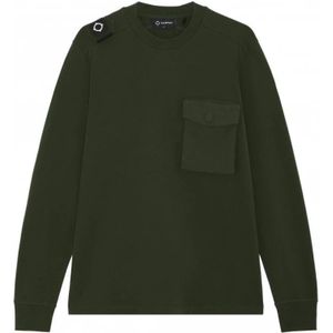 Ma.strum, Heren, Sweatshirts & Hoodies, Groen, Maat: S Katoen,