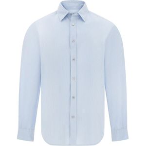 Boggi Milano - Overhemd - Lichtblauw/Wit - B Sustainable