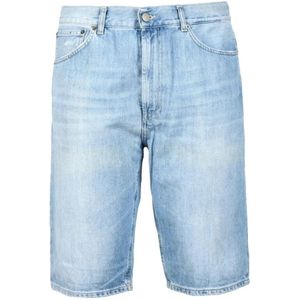 Dondup, Heren, Korte broeken, Blauw, Maat: W30 Katoen,