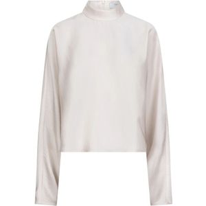 Dante 6, Dames, Tops, Beige, Maat: XS Satijn,