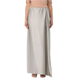 Giorgio Armani, Dames, Rokken, Grijs, Maat: M Zijde,