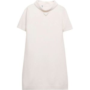 Prada, Dames, Jurken, Wit, Maat: XS Wol,