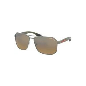 Prada Zonnebrillen , Gray , Heren , Maat: 62 MM