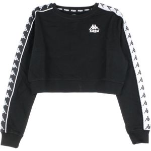 Kappa, Dames, Sweatshirts & Hoodies, Zwart, Maat: L