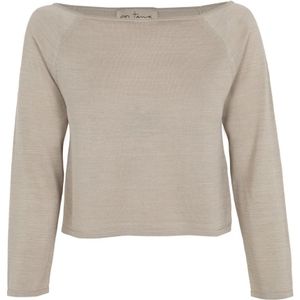 Cortana, Dames, Truien, Beige, Maat: 2XS Zijde,