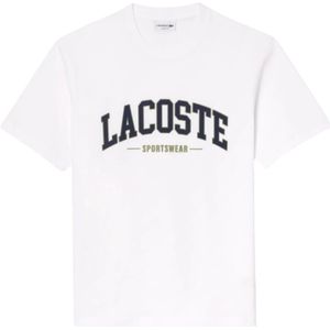 Lacoste, Heren, Tops, Wit, Maat: L