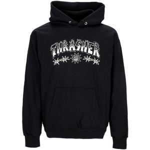 Thrasher, Heren, Sweatshirts & Hoodies, Zwart, Maat: S Katoen,