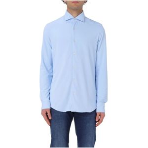 Paul & Shark, Heren, Overhemden, Blauw, Maat: 2XL Katoen,