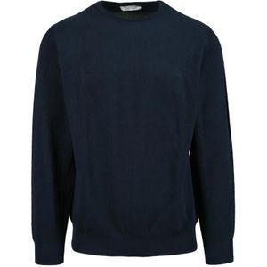 Filippo De Laurentiis, Heren, Truien, Blauw, Maat: XL Katoen,
