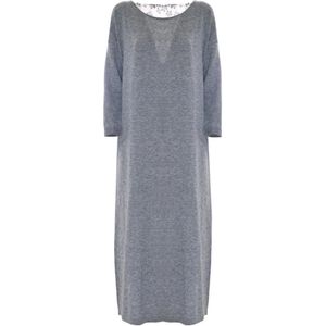 Kocca, Dames, Jurken, Grijs, Maat: M Wol,