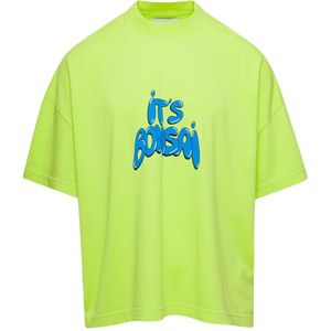 Bonsai, Heren, Tops, Groen, Maat: S Katoen,