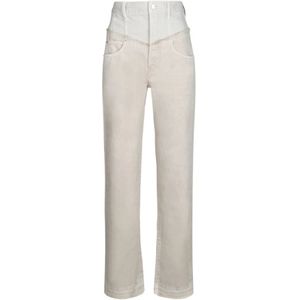 Isabel Marant, Dames, Jeans, Beige, Maat: XS Katoen,