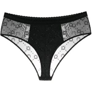 Marine Serre, Dames, Ondergoed, Zwart, Maat: L