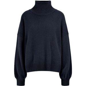 Ladneri, Dames, Truien, Blauw, Maat: S Wol,