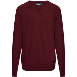 Dsquared2, Heren, Truien, Rood, Maat: M Wol,