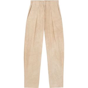 Cortana, Dames, Broeken, Beige, Maat: 2XS Katoen,